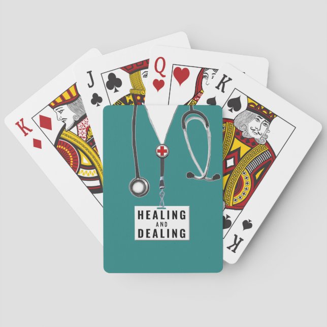 Cartas de Baralho de Novidade Médica (Verso)