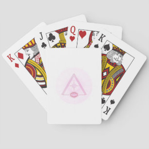 Cartas de Baralho de Olho Abstrato Minimalista – A