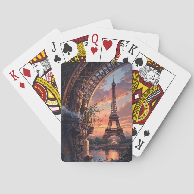 Cartas de Baralho de Paris França (Verso)