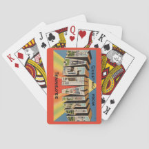 Cartas de Baralho de Postal de Nashville Tennessee