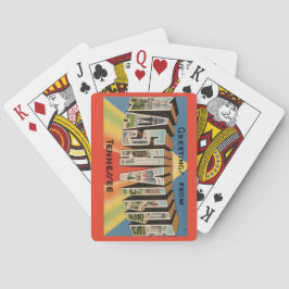 Cartas de Baralho de Postal de Nashville Tennessee