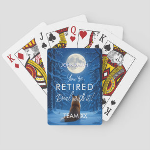 Cartas de Baralho Divertidas para Aposentadoria