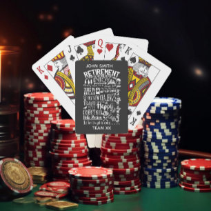 Cartas de Baralho Divertidas para Aposentadoria
