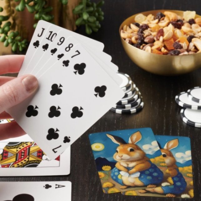 Cartas de Baralho do Coelho da Primavera Estrelada (Criador carregado)