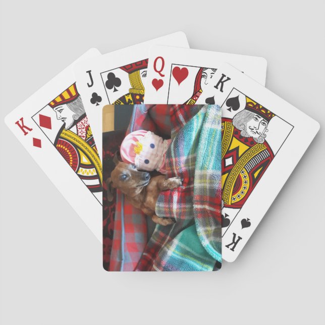 Cartas de Baralho do Dachshund (Verso)