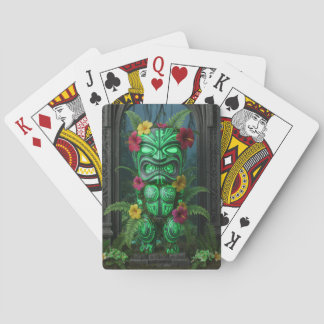 Cartas de Baralho do Deus Tiki Havaiano