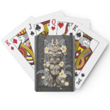 Cartas de Baralho do Deus Tiki Havaiano