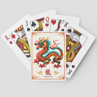 Cartas de Baralho do Dragão do Zodíaco Chinês