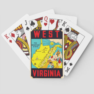 Cartas de Baralho do Estado da Montanha da Virgíni