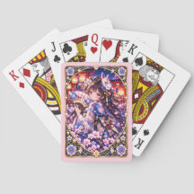 Cartas de Baralho do Festival Kitsune ao Luar