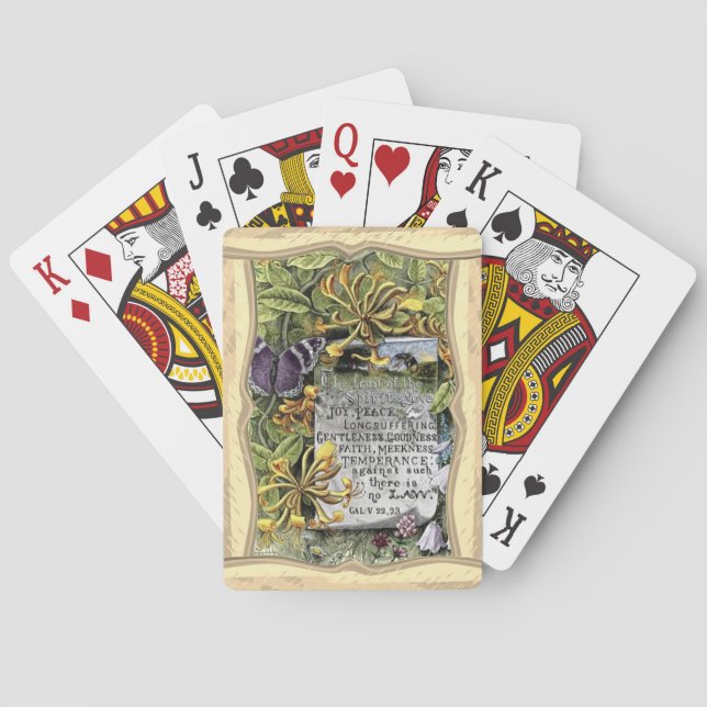 Cartas de Baralho do Fruto do Espírito (Verso)