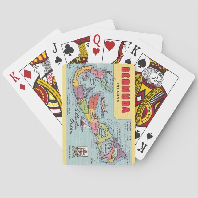 Cartas de Baralho do Mapa das Bermudas (Verso)