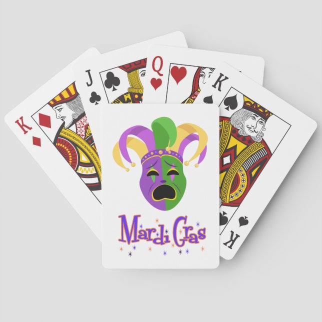 Cartas de Baralho do Mardi Gras (Verso)
