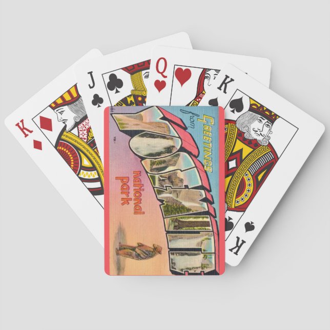 Cartas de Baralho do Parque Yosemite (Verso)