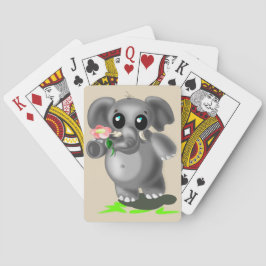 Cartas de Baralho do Pequeno Elefante