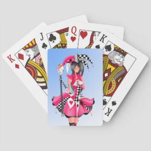 Cartas de Baralho do Rei Fantoche e do Bobo Quirky