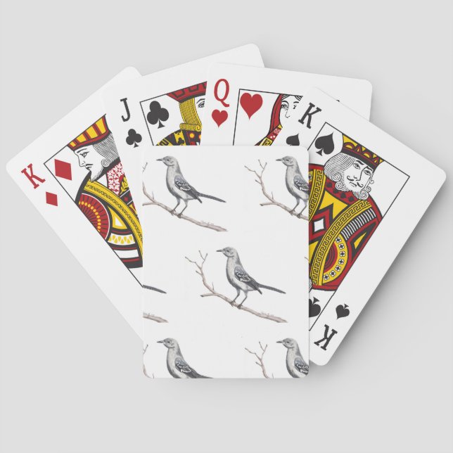 Cartas de Baralho do Sabiá-do-Texas (Verso)