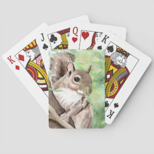 Cartas de Baralho Esquilo Rummy Poker