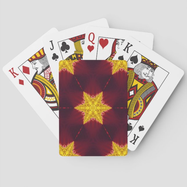 Cartas de Baralho Estrelas Douradas (Verso)