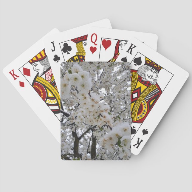 Cartas de Baralho Flor de Neve (Verso)