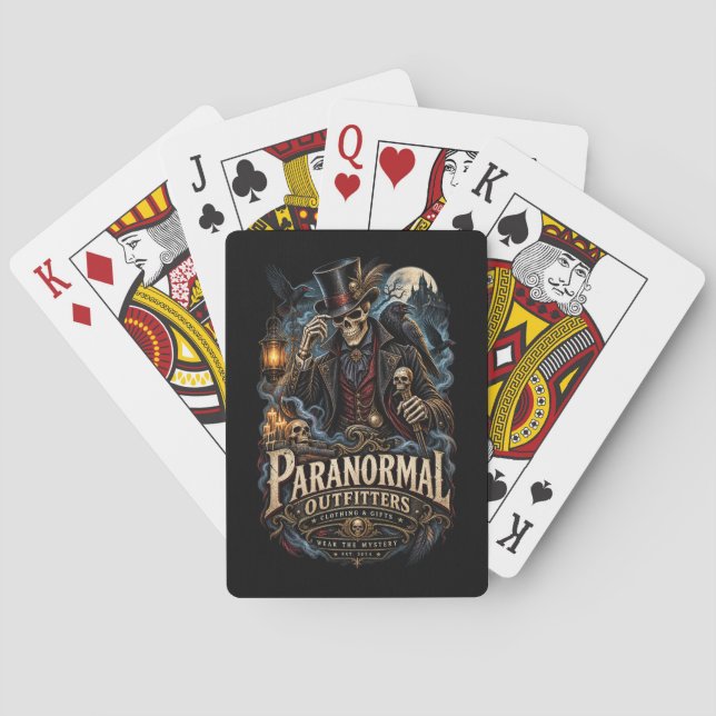Cartas de Baralho Fornecedores Paranormais (Verso)