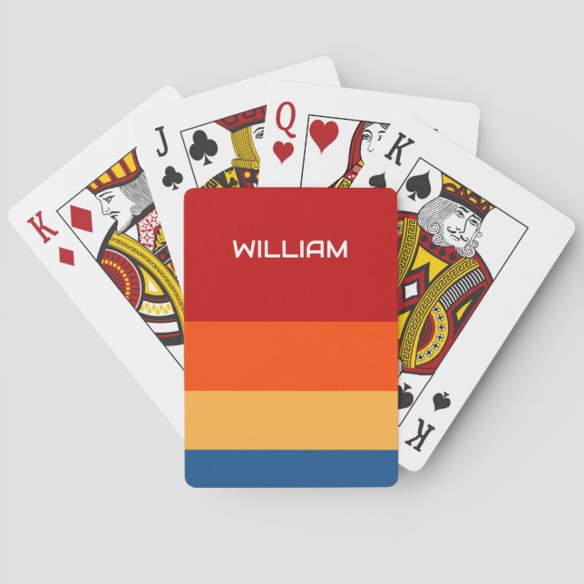 Cartas de Baralho Heritage Stripe (Verso)