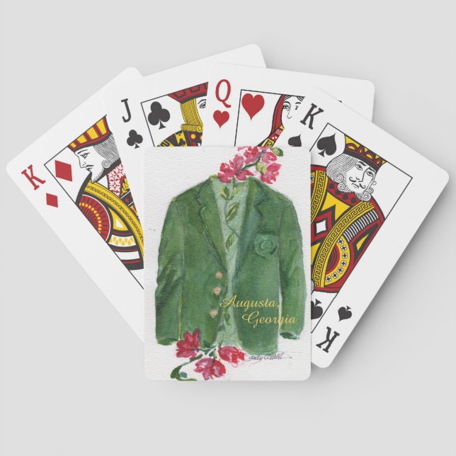 Cartas de Baralho Jaqueta Verde (Verso)