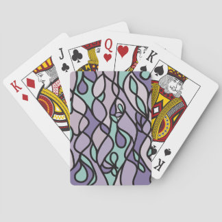 Cartas de Baralho Jetsons Retro Roxo e Verde Água
