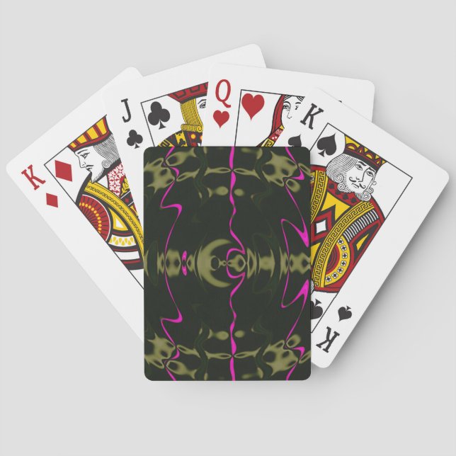 Cartas de Baralho Luzes Rosa (Verso)