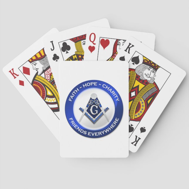 Cartas de Baralho Maçônicas (Verso)