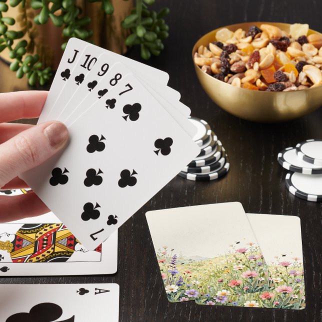 Cartas de Baralho Mel de Flor Silvestre – Design d (In situ)