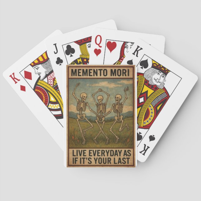Cartas de Baralho Memento Mori (Verso)