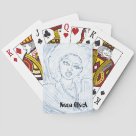 Cartas de Baralho Neon Preto