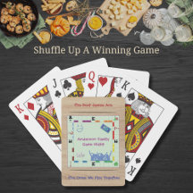 Cartas de Baralho Noturnas Casuais e Divertidas