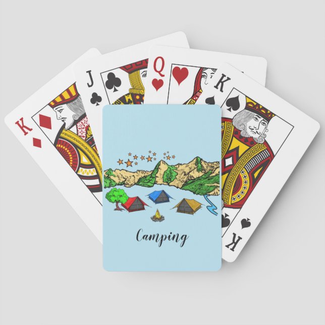 Cartas de Baralho para Camping (Verso)