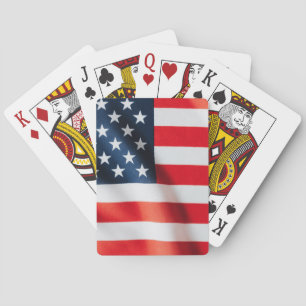 Cartas de Baralho Patrióticas Estrelas & Listras –