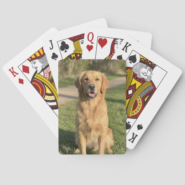 Cartas de baralho personalizadas com foto de anima (Verso)