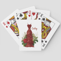 Cartas de Baralho Personalizadas das Damas de Honr