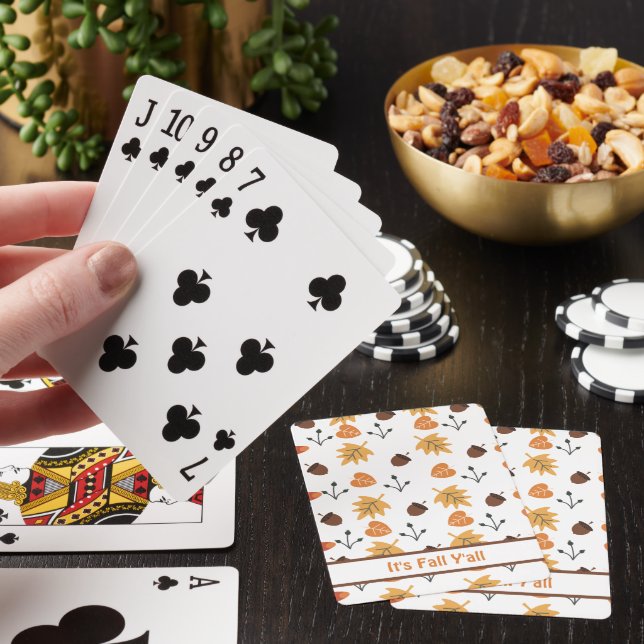 Cartas de Baralho Personalizadas de Outono (In situ)