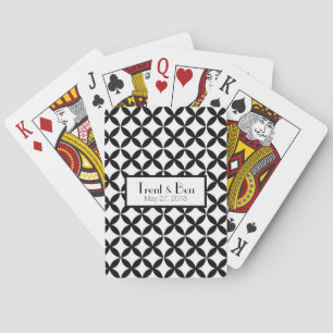Cartas de Baralho Personalizadas Preto e Branco pa