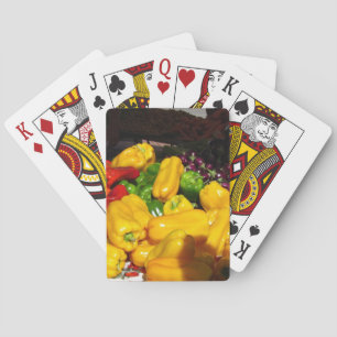 Cartas de Baralho - Pimentões Coloridos