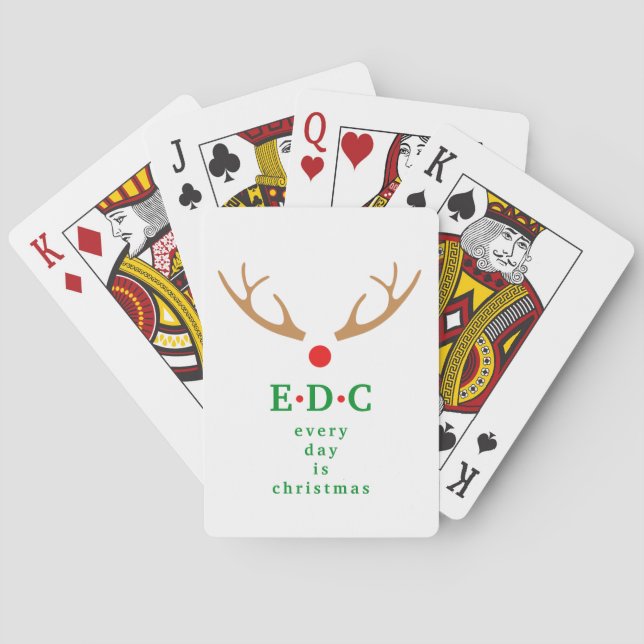 Cartas de Baralho Todo Dia é Natal (Verso)