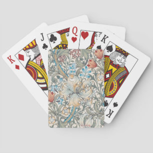 Cartas de Baralho William Morris Lily Art Nouveau