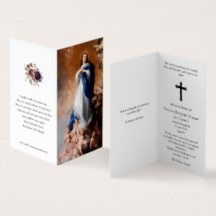 Cartas de oração católicas  Conceito imaculado