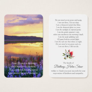 Cartas de Oração Lago Floral