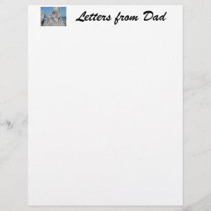 Cartas de Pai em papel timbrado para o Oceano de M