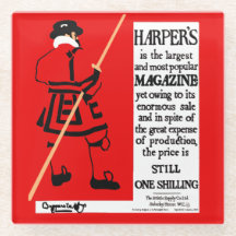 Cartaz Antigo Revista Harper's Beefeater