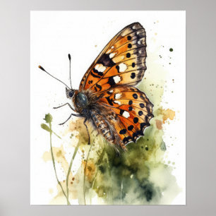 Cartaz-borboleta-sombra Impressão