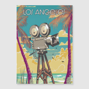 Cartaz da câmera de cinema de Los Angeles