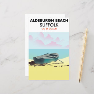 Cartaz da Praia de Aldeburgh Suffolk